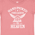 thumbnail image 4 of Inktastic Handpicked for Earth by My Aunt in Heaven with Angel Wings Boys or Girls Baby T-Shirt, 4 of 5