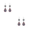 thumbnail image 4 of Sonducket 1 par de pendientes coloridos gotas bohemias regalos del día de San Valentín 0614 Type2 NO2, 4 of 6