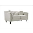 thumbnail image 3 of Uspridefurniture Hills Tufted Back Nail head 61.4'' Loveseat-Ivory, 3 of 4