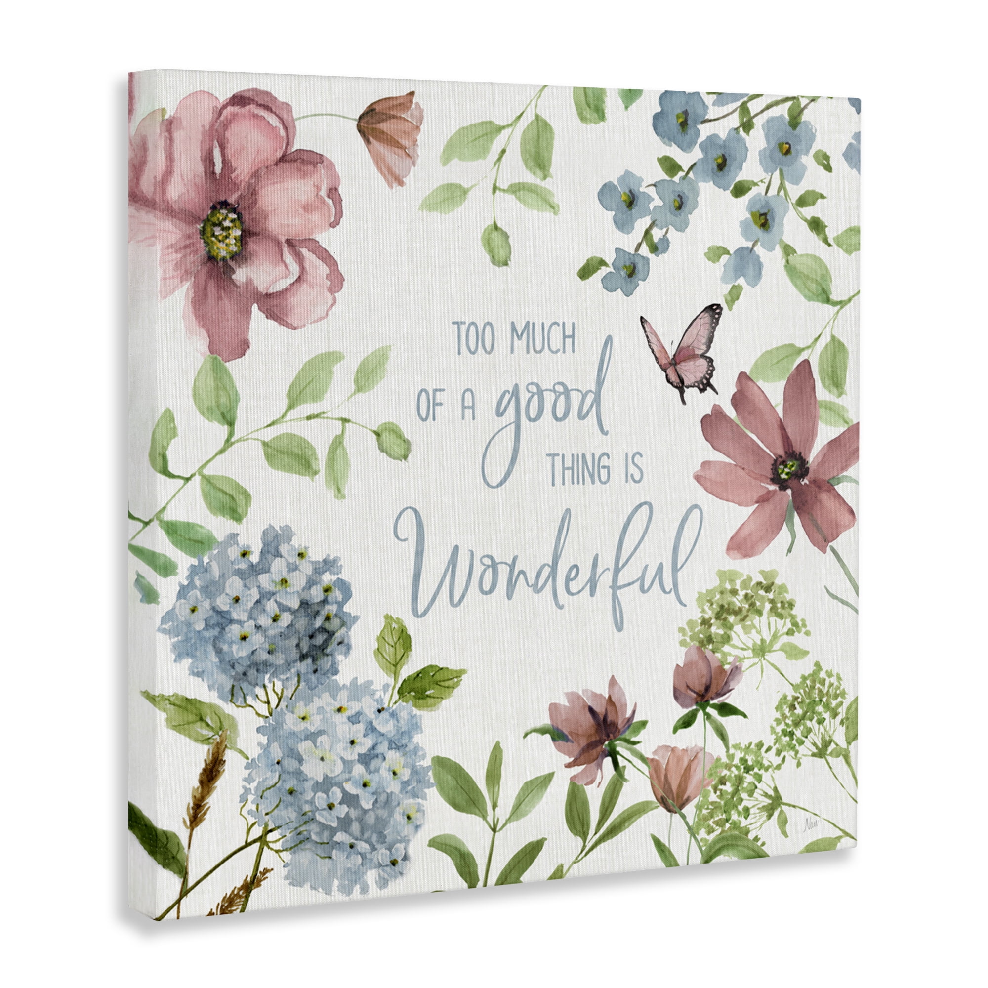 Stupell Industries Too Much Of A Good Thing Canvas Wall Art, design by Nan