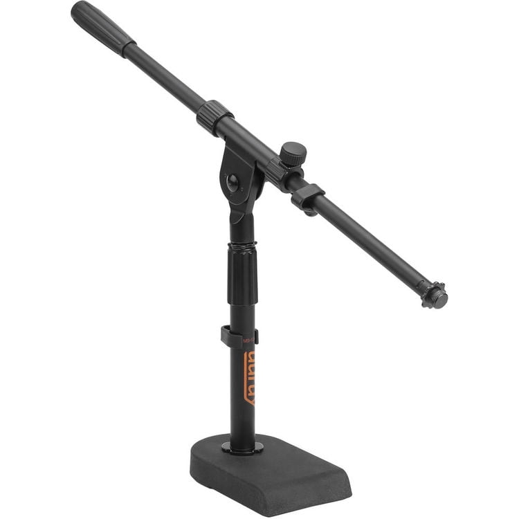SOLOMON MiCS LoFReQ Dynamic Capture Mic (Black) with MS-5340 Kick Microphone Stand & XLR Cable Bundle