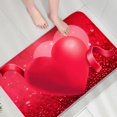 thumbnail image 4 of Tapis de Porte d'Entrée Intérieur de la Saint-Valentin Antidérapant pour Entrée Rouge 24”x18”, 4 of 5