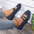 thumbnail image 6 of IUJSOY Mary Jane Flats for Women Walking Shoes Knit Mesh Slip on Dress Shoes Casual Flat Shoes, 6 of 7