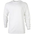 thumbnail image 3 of Gildan Men's Ultra Cotton Long Sleeve T-Shirt, Style G2400, Multipack, White (10-Pack), Medium, 3 of 4