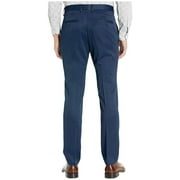 Kenneth Cole Mens Slim fit Dress Pants 36 / 30 Navy Blue Solid Stretch