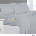 thumbnail image 5 of Swift Home Home Essential Soft Microfiber Smart Sheet Storage Pocket Bedding Sheet Set - Assorted Colors Navy Queen, 5 of 5