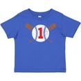 thumbnail image 3 of Inktastic First Birthday Weathered Baseball Design with Bats Boys or Girls Baby T-Shirt, 3 of 5