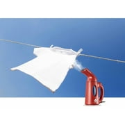 PURSONIC Portable 130ml Handheld Fabric Fast Heat-up Powerful Garment Clothes Steamer, Red