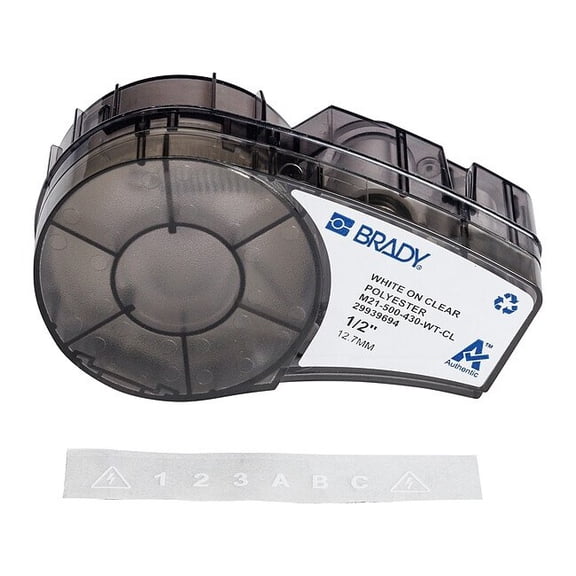 Brady M21-500-430-WT-CL