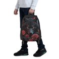 thumbnail image 5 of Sigee Rose Full Moon Black Wolf for Simple large capacity backpack Travel Laptop Backpack, Business for Travel and Daily Use, 5 of 9