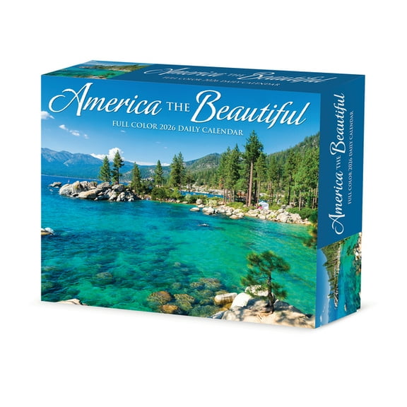 America the Beautiful 2026 Box Calendar, (Paperback)