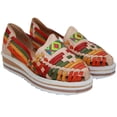 thumbnail image 3 of The Western Shops Women’s Leather Platform Wedge Sandal,  Mexican Womens Huarache Sandal, 3 of 5