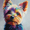 Yorkshire Terrier, variant on Colorful Yorkshire Terrier Canvas Print Painting, Wall Art Decor for Living Room Bedroom Office Kitchen Hallway