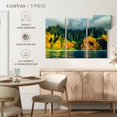 thumbnail image 4 of Elephant Stock Na Pali Coast Wall Art - Horizontal Multi Panel Canvas - Living Room Wall Decor - Beach Multi Panel - Yellow And Teal Decor - 23" x 14", 4 of 4