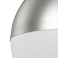 thumbnail image 3 of Globe LED Collection One-Light Matte Black Opal Glass Mid-Century Modern Pendant Light, 3 of 5