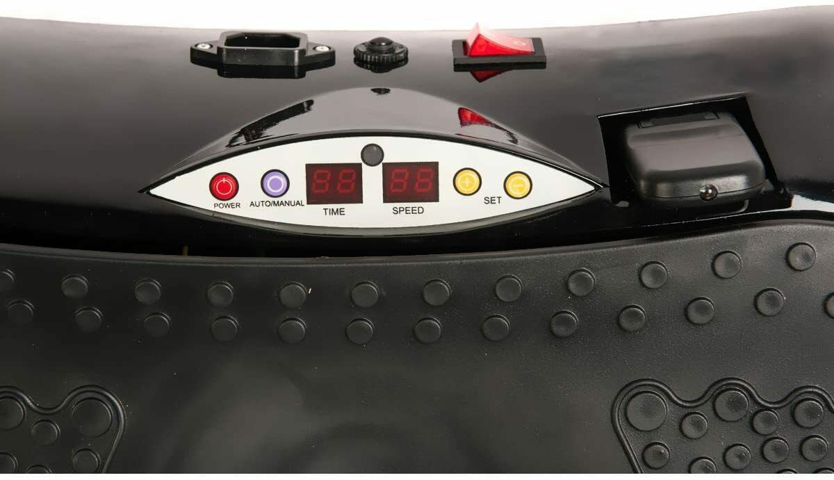 Mini Fitness Machine Vibration Platform, Electric Portable Full body Workout Equipment For Home Exercise with Remote Control