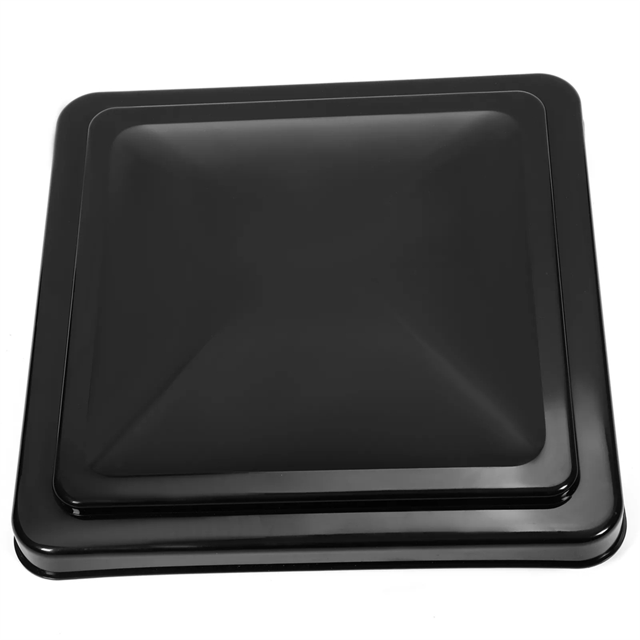 Cubierta de Ventilación para Ventana de 14 X 14 Pulgadas para Techo de RV, Cubierta de Ventilación Negra para Caravana (Remolque)