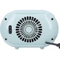 thumbnail image 2 of ZHAOCHENG Calentador de ventilador, 800 W, mini calentador eléctrico de escritorio de oficina para invierno, 220 V, ahorro de energía, calentamiento rápido (verde), 2 of 5