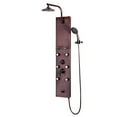 thumbnail image 1 of PULSE ShowerSpas 1041 PULSE ShowerSpas Sedona ShowerSpa Hammered Copper ORB Shower Panel, 1 of 4