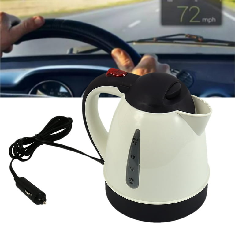 Mini Portable Electric Kettle Car 12v/24v 1l Tea Kettle 304