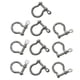 thumbnail image 3 of 10x hebillas de , grillete de cadena, llave Chian hecha a mano, aleación de Zinc, aro de Metal, bloqueo, anillos en D, grillete de arco para Argén, 3 of 8