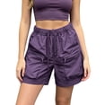 thumbnail image 2 of Dxzfnsa Women's Hiking Cargo Shorts with Pockets Lightweight Quick Dry Outdoor Running Athletic Short Summer Travel Loose M-4XL, 2 of 8