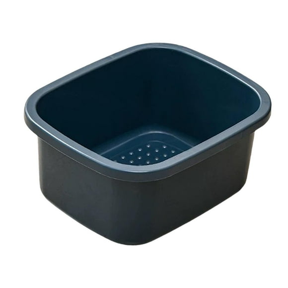 Cuenca del baño de pies cubo de pie ligero para el baño Pedicura del baño Spa del pie del pie azul oscuro s