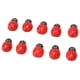 thumbnail image 1 of Pegatinas De Mariquita De Madera, Autoadhesivas, 100 Unidades, Pegatinas Decorativas De Mariquita, Color Rojo Vibrante, Bricolaje Para Hacer Tarjetas Para Jarrón, 1 of 7