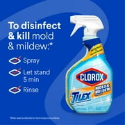 Clorox Plus Tilex Mold and Mildew Remover Bathroom and Shower Cleaner Spray, 32 oz