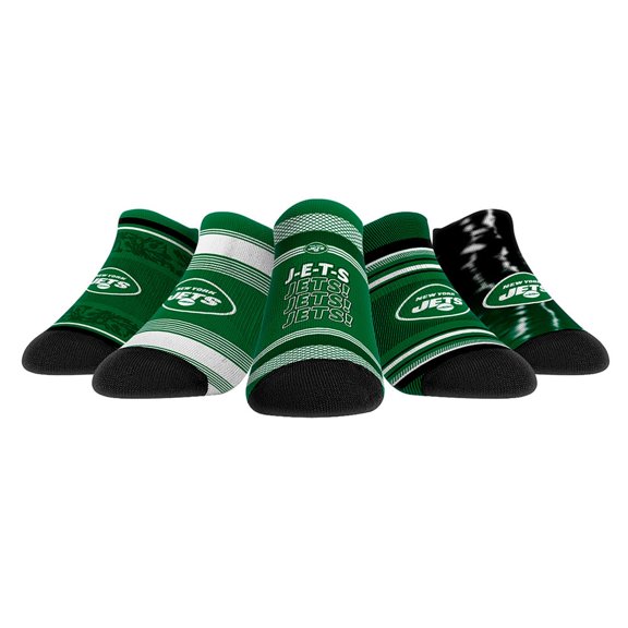 Youth Rock Em Socks New York Jets Super Fan Five-Pack Low-Cut Socks Set