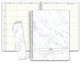 thumbnail image 1 of Combination Plan and Record Book: One efficient 8.5 x 11 book for lesson plans and grades combines W101 and R1010 (PR7-10) (+) Bonus Clip-in Bookmark (Grey Marble), 1 of 9