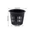 thumbnail image 2 of 20Pcs Net Pots 3 Inch Net Cups Thin Lip Hydroponics Supplies Cups Garden Slotted Mesh Net Cups Aquaponics Garden Slotted Mesh Net Pot Hydroponics Slotted Mesh Cups, 2 of 6
