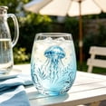 thumbnail image 6 of Tuvgenk Stemless Wine Glass with Seaside Art for Cocktails Water and Beach Style Home Decor, 6 of 7