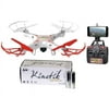 World Tech Elite 33743 4.5-Channel 2.4GHz Striker Drone and Kinetik AA Battery Pack, 50-Pack