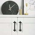 thumbnail image 3 of SAILANKA 6 Pack Unique X-Shape Solid Brass Cabinet Knobs Modern Pull with Screws for Furniture Home Drawer Kitchen Dresser Cupboard Hardware, 3-2/3 Inch Hole Centre,Matt Black, M C106, 3 of 3