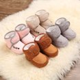 thumbnail image 3 of 1 par de zapatos de bebé, botas, pantuflas, cálidos, niñas, niños, calcetines antideslizantes para bebés y niños pequeños, gris, longitud interior: 13cm TUNC Sencillez, 3 of 5
