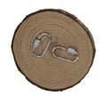 thumbnail image 4 of KLKCMS 4pcs Brass Micro Pave Screw Clasp Buckle Closures Jewelry Key . Oval, 4 of 9