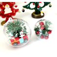 thumbnail image 3 of Bola de Navidad rellenable de plástico transparente para manualidades, paquete de 10 $ bolas de adornos transparentes, decoraciones navideñas rellenables de plástico para bricolaje, bolas de árbol,, 3 of 8