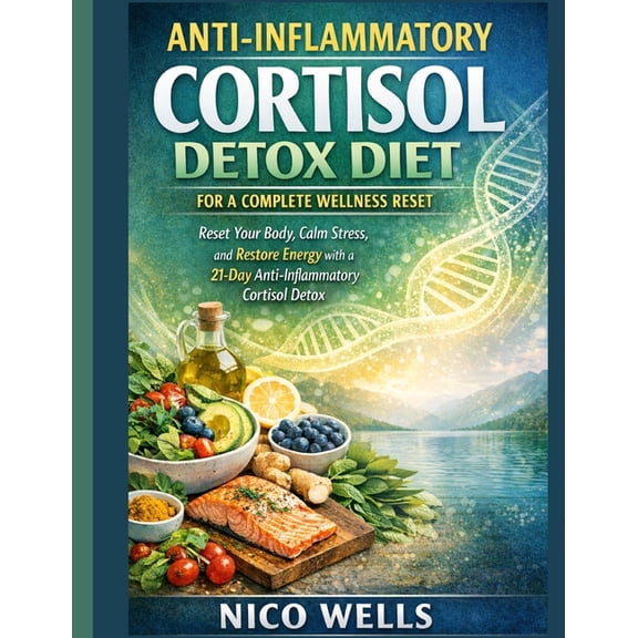 Anti-Inflammatory Cortisol Detox Diet for a Complete Wellness Reset: Reset Your Body, Calm Stress, and Restore Energy wi, (Paperback)
