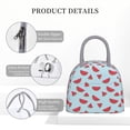 thumbnail image 4 of Balery Watermelon Bolsa de Almuerzo para Mujeres, Caja de Almuerzo, Bolsa de Almuerzo Pequeña Impermeable, Tote de Almuerzo Reutilizable con Gran Capacidad, 4 of 6