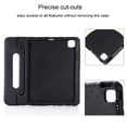 thumbnail image 7 of Allytechgroup Kids Case for iPad Pro 12.9 inch 2022/2021/2020/2018 (6th/5th/4th/3rd Generation) 12.9 Inch Tablet EVA Case with Rotating Kickstand Swivel Handle Shockproof Rugged Stand Cover, Black, 7 of 7
