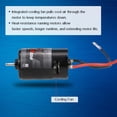 thumbnail image 4 of Motor Cepillado 550 12t Sin Escobillas Con Controlador de Velocidad Eléctrico Cepillado 60A/360a 6V/2A Para El Control Remoto Racing Chuck Reemplazo Para 1/10 Slash, 4 of 7