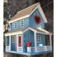 thumbnail image 4 of Home Bazaar Lovers Lane Cottage Birdhouse, 4 of 6