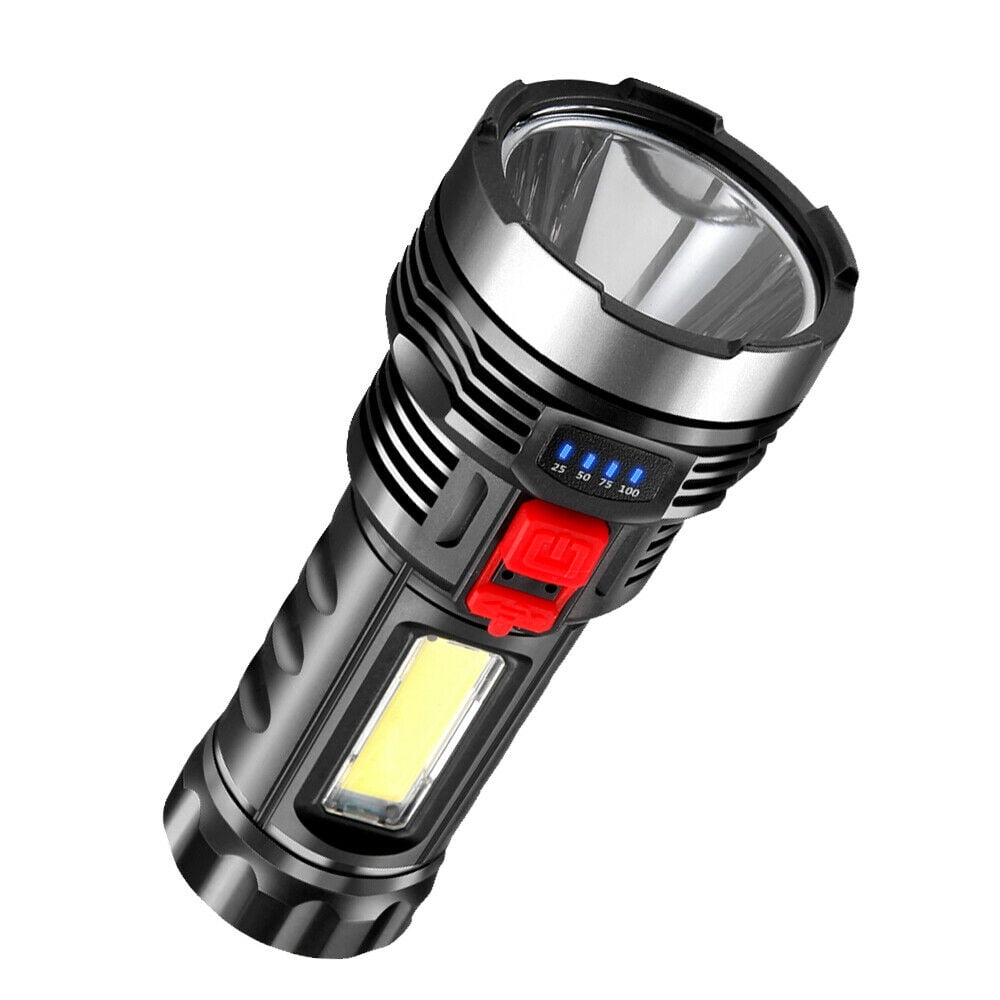 Super Bright 10000000LM Torch Flashlight USB Rechargeable Tactical Camping Light 