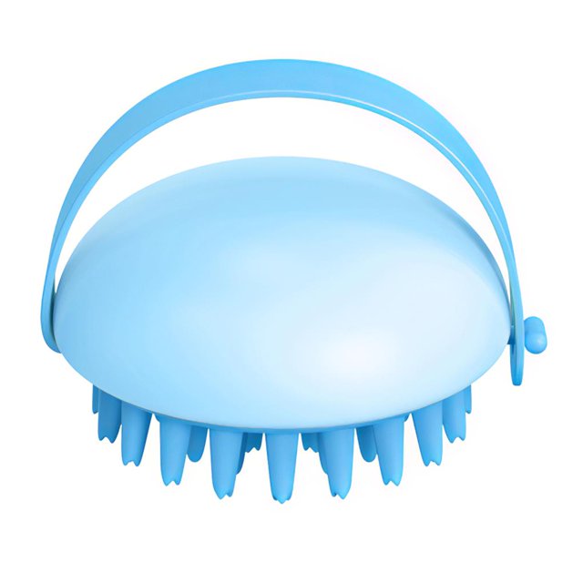 Bearachild Masajeador de cuero cabelludo con de peine grande multifunción cepillo para el cuerpo de ducha peine de masaje de cabello desmontable Juegos de accesorios de baño Azul Bearachild HA027481-01