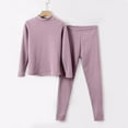 thumbnail image 6 of UJNDER Thermal Underwear Warm Lined Base Layer Top and Bottom for Cold Weather Comfort Thermal Underwear for Women Purple XXL, 6 of 7
