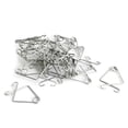 thumbnail image 3 of 100pcs Drop Ceiling Hook Clips Fish Shape Metal Hook T-Bar Grid Wire Suspended Ceiling Hanger, 3 of 8