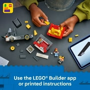 LEGO City Fries Food Truck Building Toy for Kids - Pretend Play Truck Toy for Boys & Girls, Ages 5+ Mobile Restaurant Playset W/2 Minifigures & Detachable Kiosk - Gift Idea for Birthdays - 60488