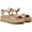 Rose Gold, variant on Women's Zane Ankle Strap Platform Casual Sandal Coastal Tan Logo 10.5M