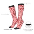 thumbnail image 4 of Pofeuu Strawberry And Flowers Print Stockings, Adult Running Hiking Socks for Youth and Adult, 4 of 6